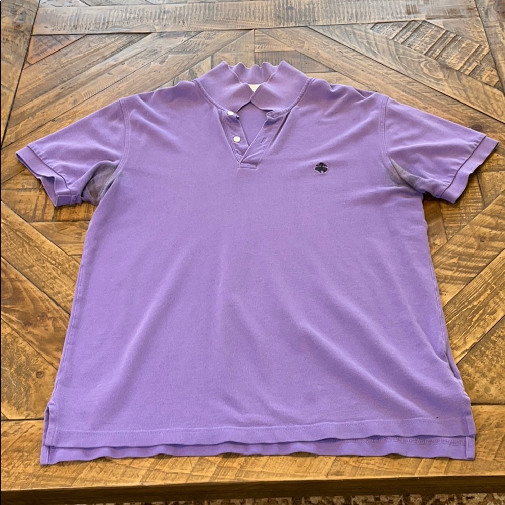 Brooks Brothers slim fit lavender polo shirt